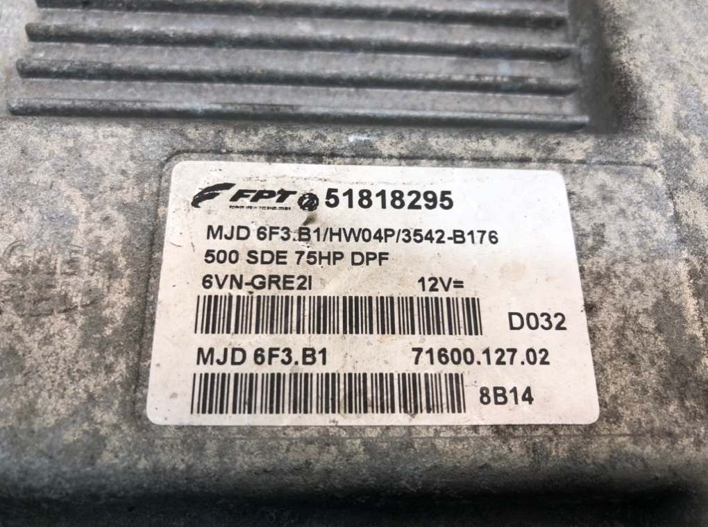 Блок управления двигателем для Fiat 500, 2008 г. 1.3 JTD дизель б/у — фото 3