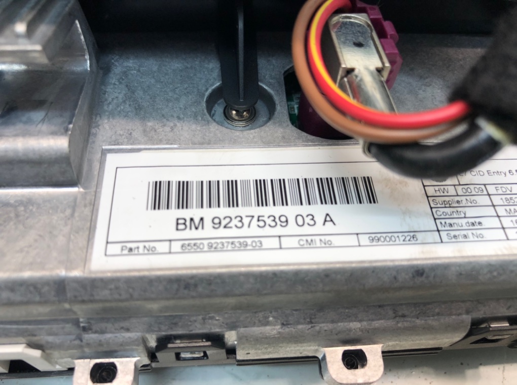 Дисплей для BMW 1 F20/F21, 2012 г. 1.6 Ti бензин б/у — фото 4