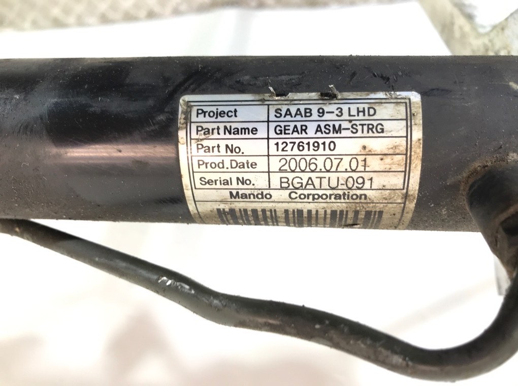 Рулевая рейка для Saab 9-3, 2005 г. 2.0 Ti бензин б/у — фото 6