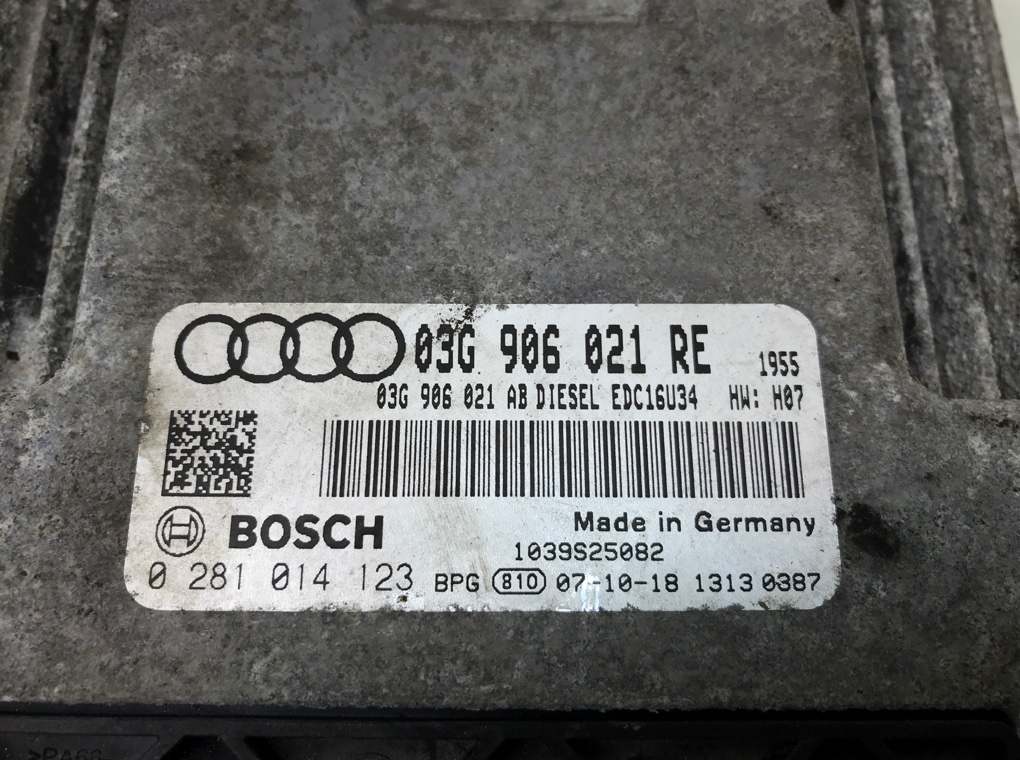Блок управления двигателем для Volkswagen Golf, 2008 г. 1.9 TDi дизель б/у — фото 6