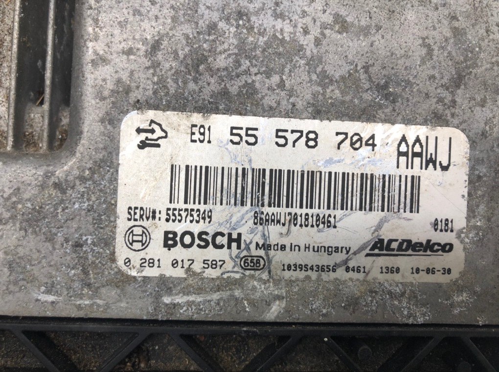Блок управления двигателем для Opel Meriva, 2010 г. 1.3 CDTi дизель б/у — фото 4
