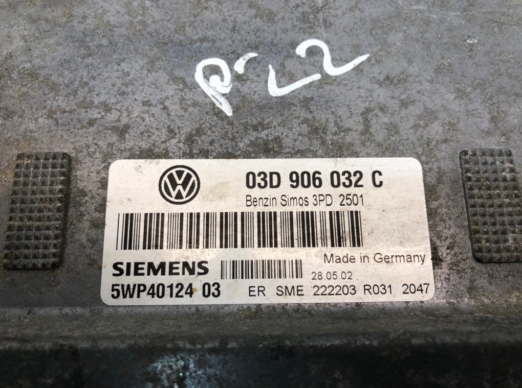 Блок управления двигателем для Volkswagen Polo, 2002 г. 1.2 i бензин б/у — фото 3