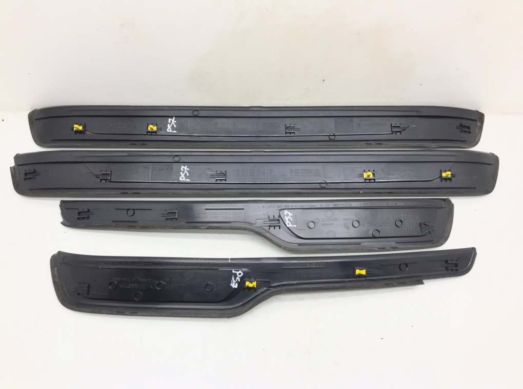 Накладка на порог для BMW 3 E90/E91/E92/E93, 2008 г. 2.0 TD дизель б/у — фото 2