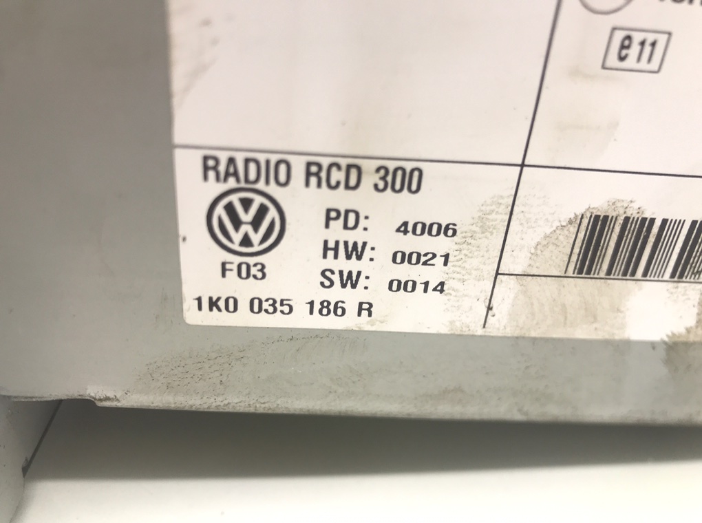 Магнитола для Volkswagen Golf, 2006 г. 2.0 SDi дизель б/у — фото 5