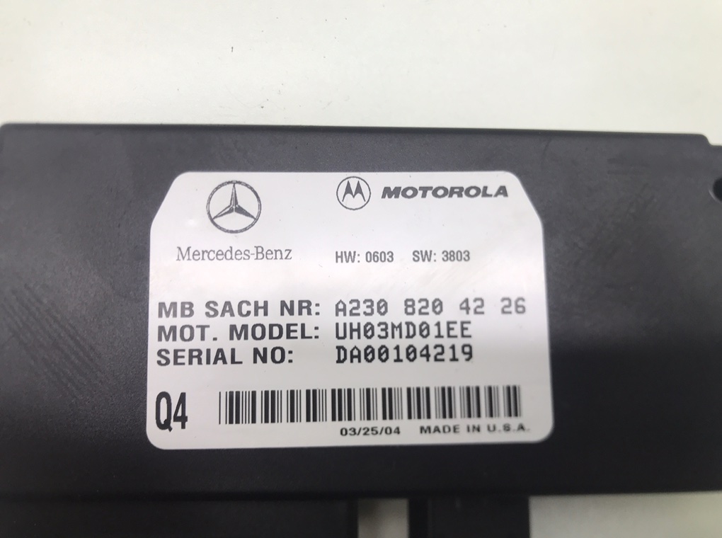 Блок управления телефоном для Mercedes ML W163, 2004 г. 3.7 i бензин б/у — фото 3