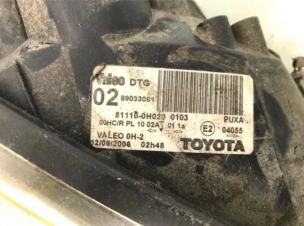 Фара правая для Toyota Aygo, 2006 г. 1.0 i бензин б/у — фото 4
