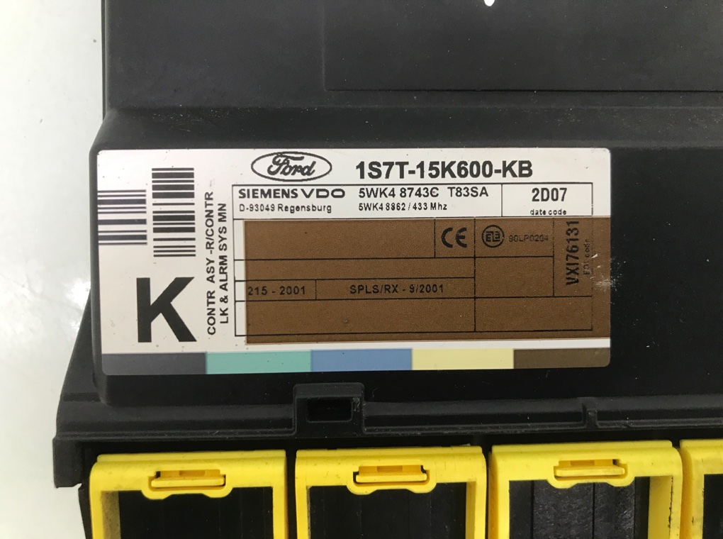 Блок комфорта для Ford Focus, 2002 г. 1.8 TDCi дизель б/у — фото 3
