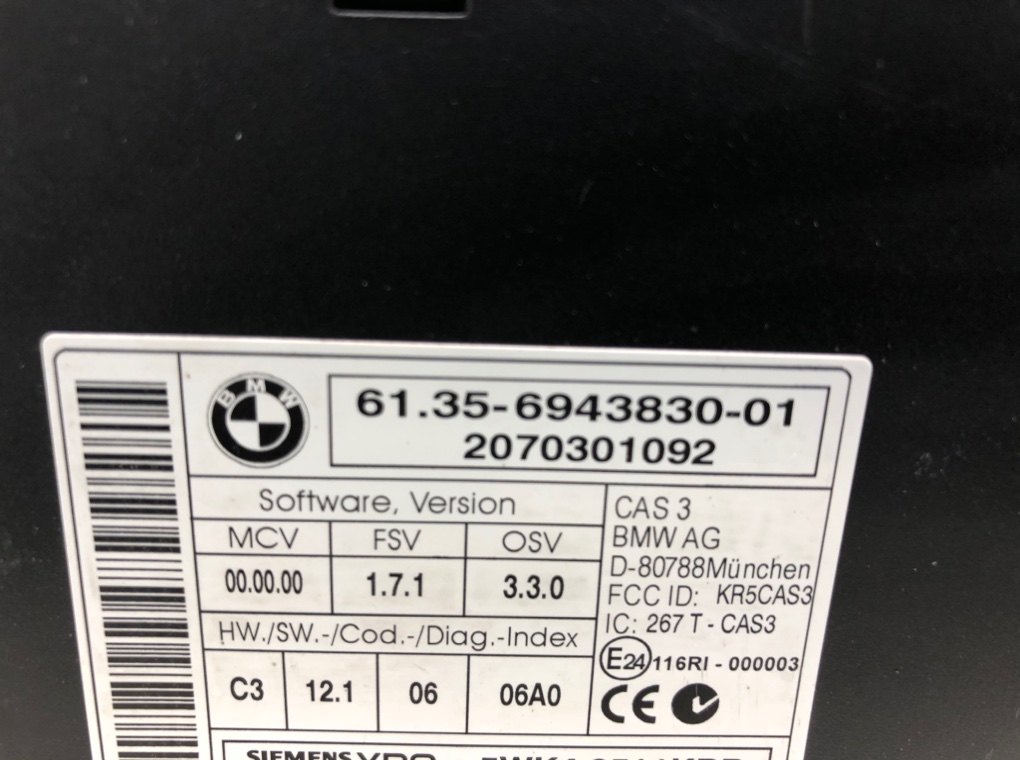 Блок комфорта для BMW 3 E90/E91/E92/E93, 2007 г. 2.0 TD дизель б/у — фото 4