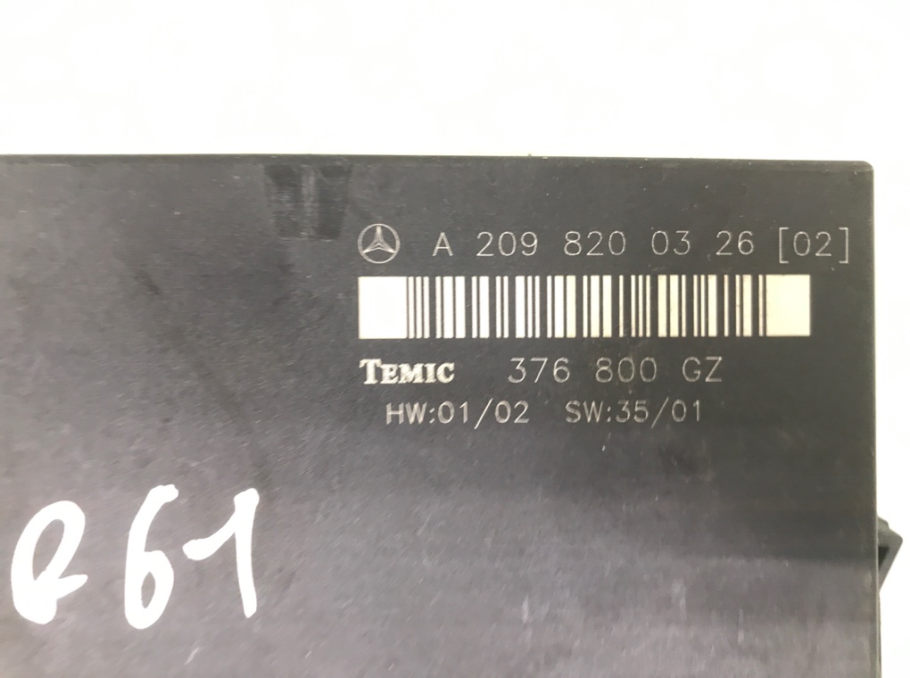 Блок комфорта для Mercedes CLK W209, 2003 г. 2.7 CDi дизель б/у — фото 3
