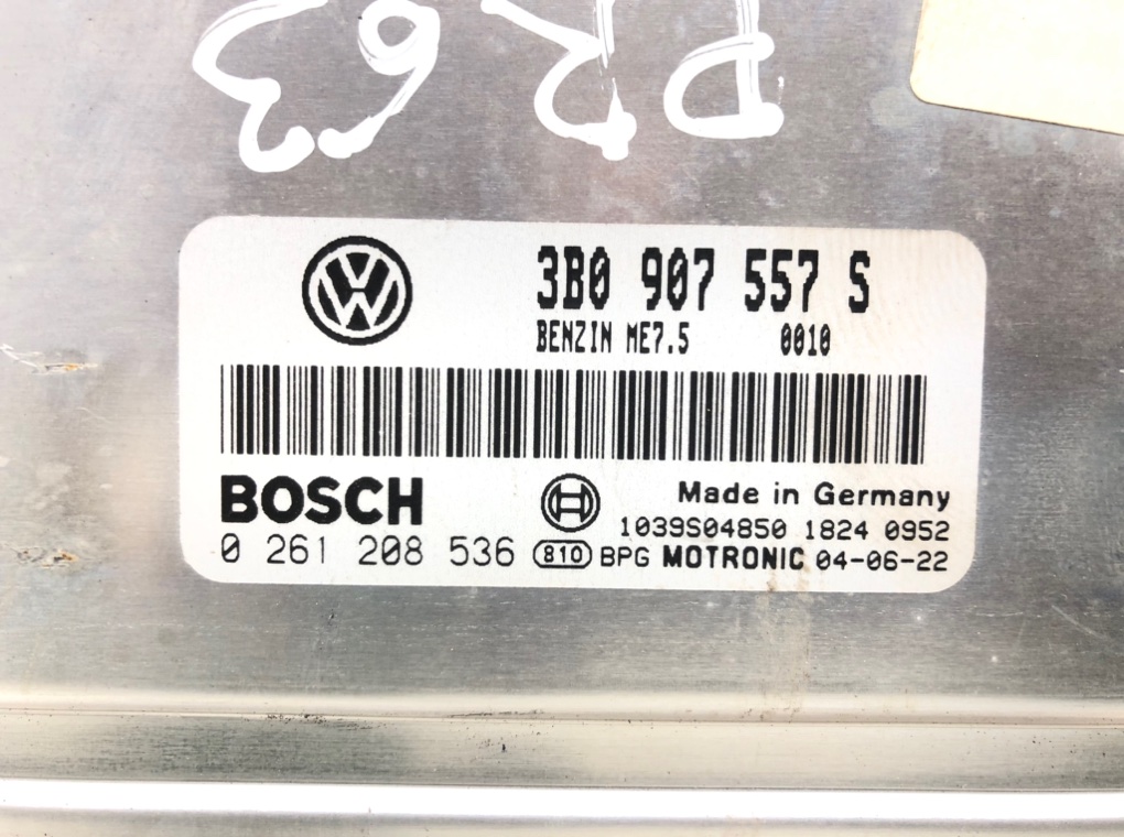 Блок управления двигателем для Volkswagen Passat, 2005 г. 2.0 i бензин б/у — фото 3
