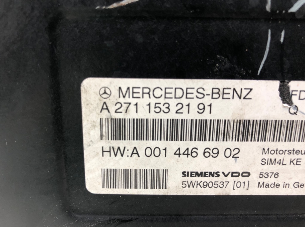 Блок управления двигателем для Mercedes C W203, 2005 г. 1.8 i бензин б/у — фото 3
