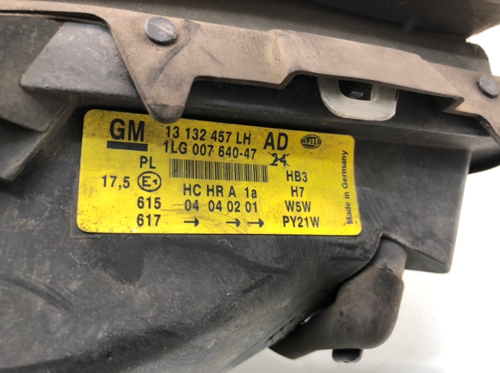 Фара левая для Opel Astra, 2004 г. 1.7 CDTi дизель б/у — фото 5