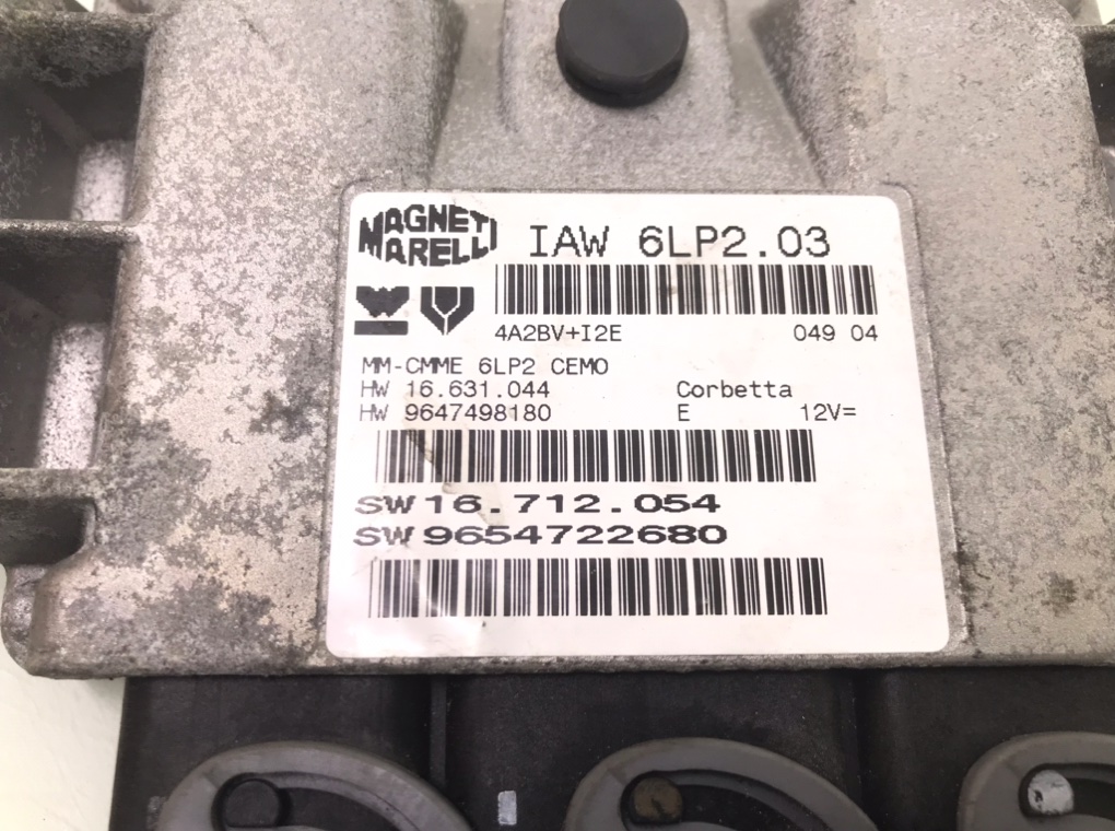 Блок управления двигателем для Peugeot 206, 2004 г. 1.4 i бензин б/у — фото 5