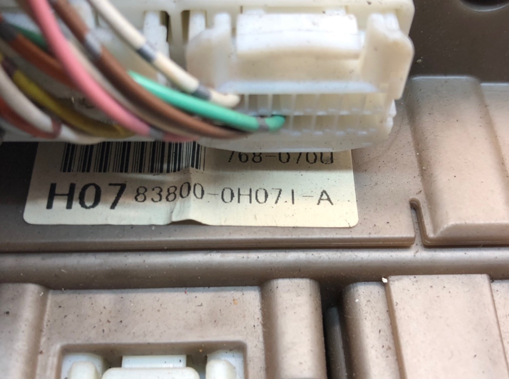 Щиток приборов (приборная панель) для Citroen C1, 2007 г. 1.0 i бензин б/у — фото 5