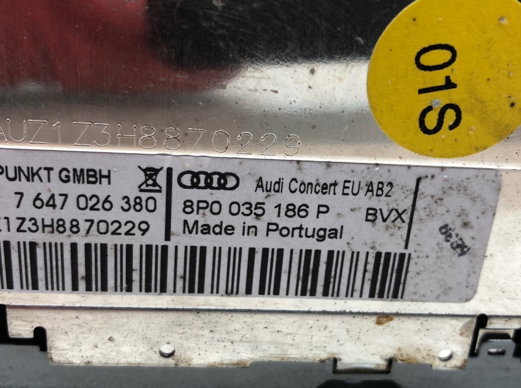 Магнитола для Audi A3, 2008 г. 2.0 TDi дизель б/у — фото 7
