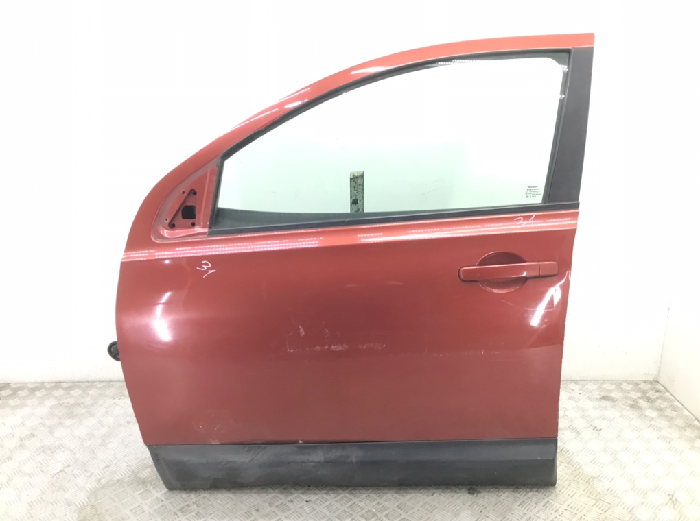 Дверь передняя левая для Nissan Qashqai, 2008 г. 1.5 DCi дизель б/у