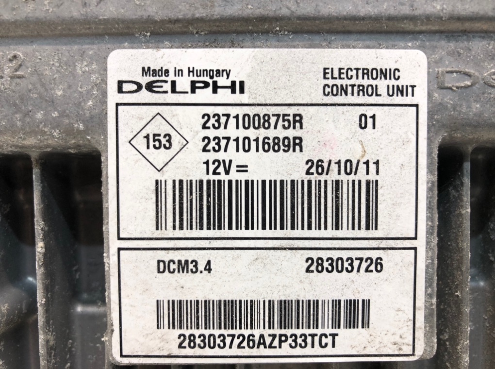 Блок управления двигателем для Nissan Note, 2012 г. 1.5 DCi дизель б/у — фото 7