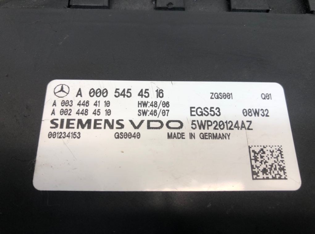 Блок управления АКПП для Mercedes C W204, 2009 г. 2.2 CDi дизель б/у — фото 7
