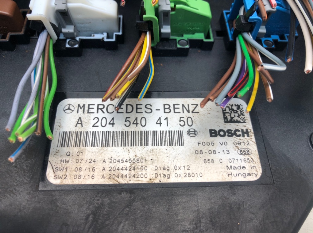 Блок предохранителей для Mercedes C W204, 2009 г. 2.2 CDi дизель б/у — фото 5