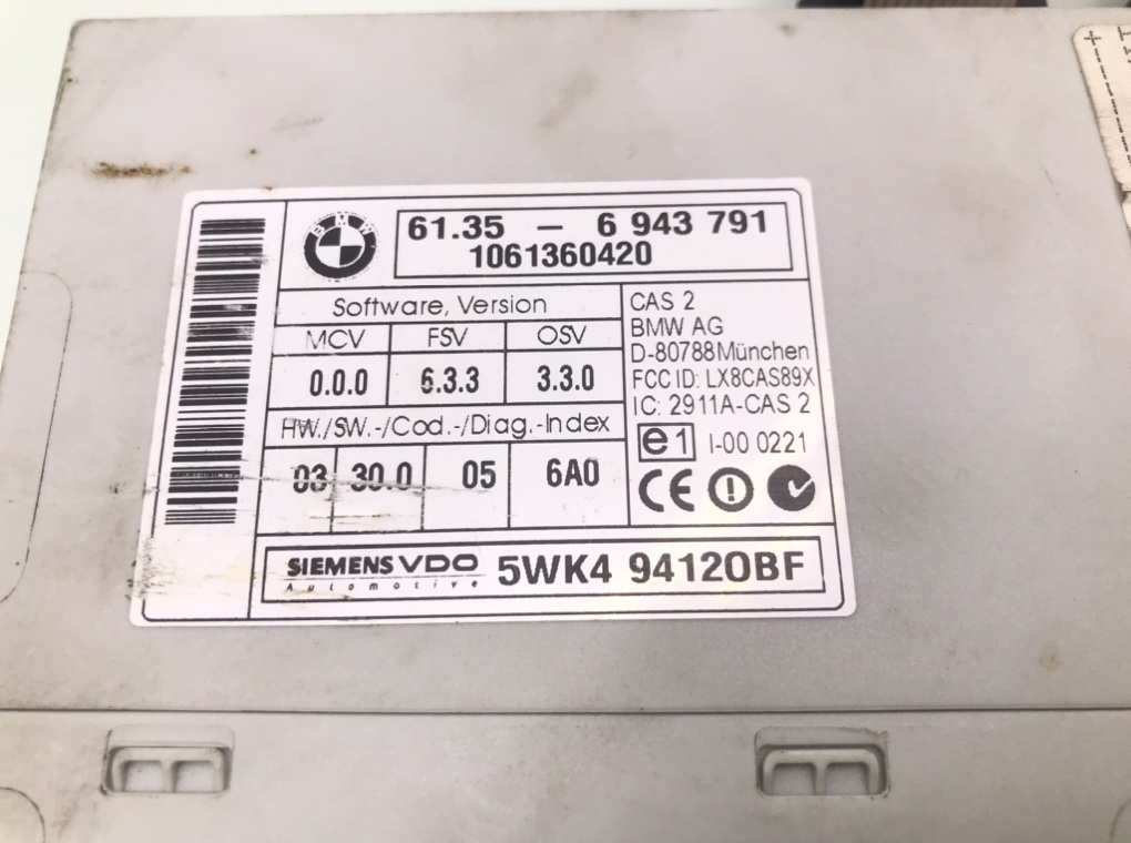 Блок комфорта для BMW 5 E60/E61, 2006 г. 3.0 TD дизель б/у — фото 5