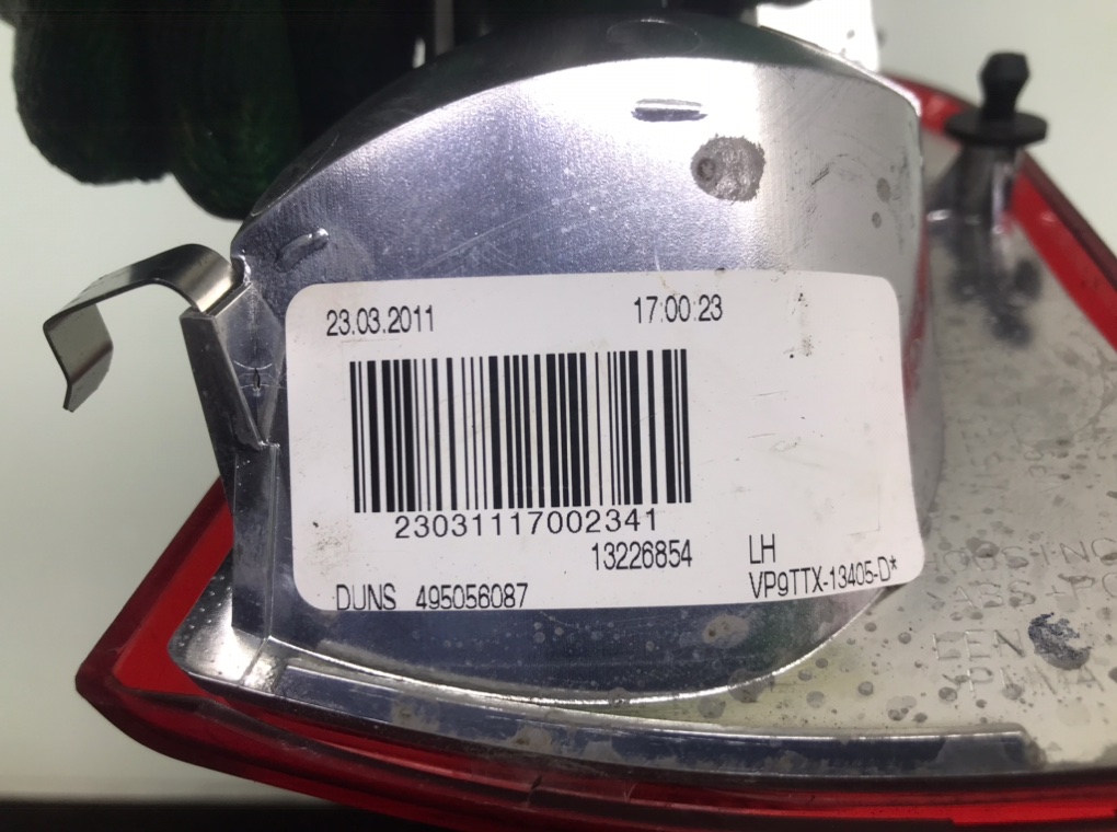 Фонарь задний левый для Opel Insignia, 2011 г. 2.0 CDTi дизель б/у — фото 5
