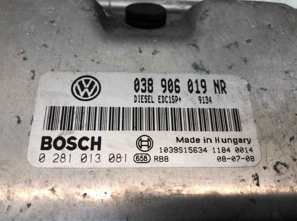 Блок управления двигателем для Skoda Roomster, 2008 г. 1.9 TDi дизель б/у — фото 7