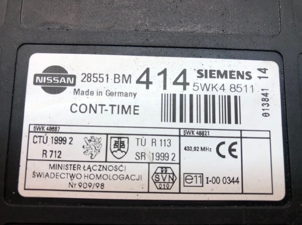 Блок комфорта для Nissan Almera, 2002 г. 1.8 i бензин б/у — фото 7