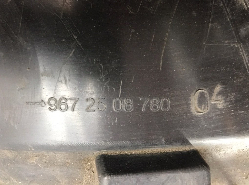 Защита арок передняя левая (подкрылок) для Peugeot 207, 2010 г. 1.6 HDi дизель б/у — фото 6