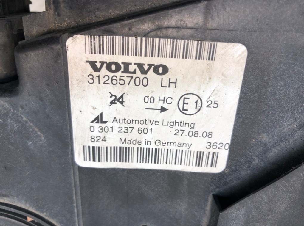 Фара левая для Volvo V50, 2008 г. 2.0 TD дизель б/у — фото 6