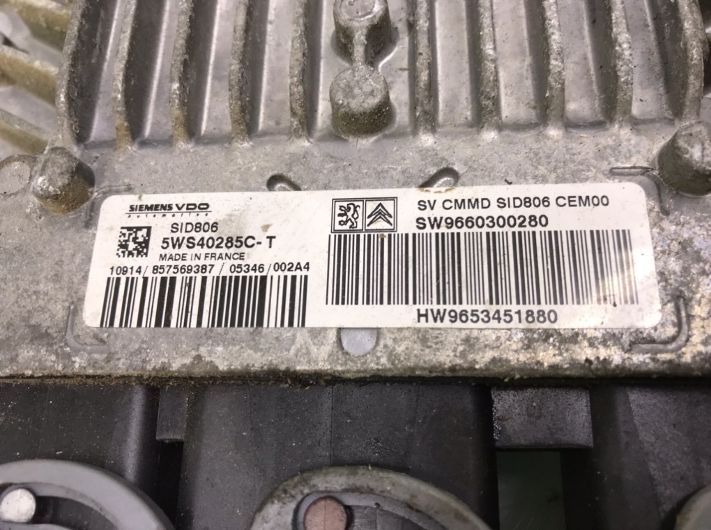 Блок управления двигателем для Citroen C2, 2006 г. 1.4 HDi дизель б/у — фото 5