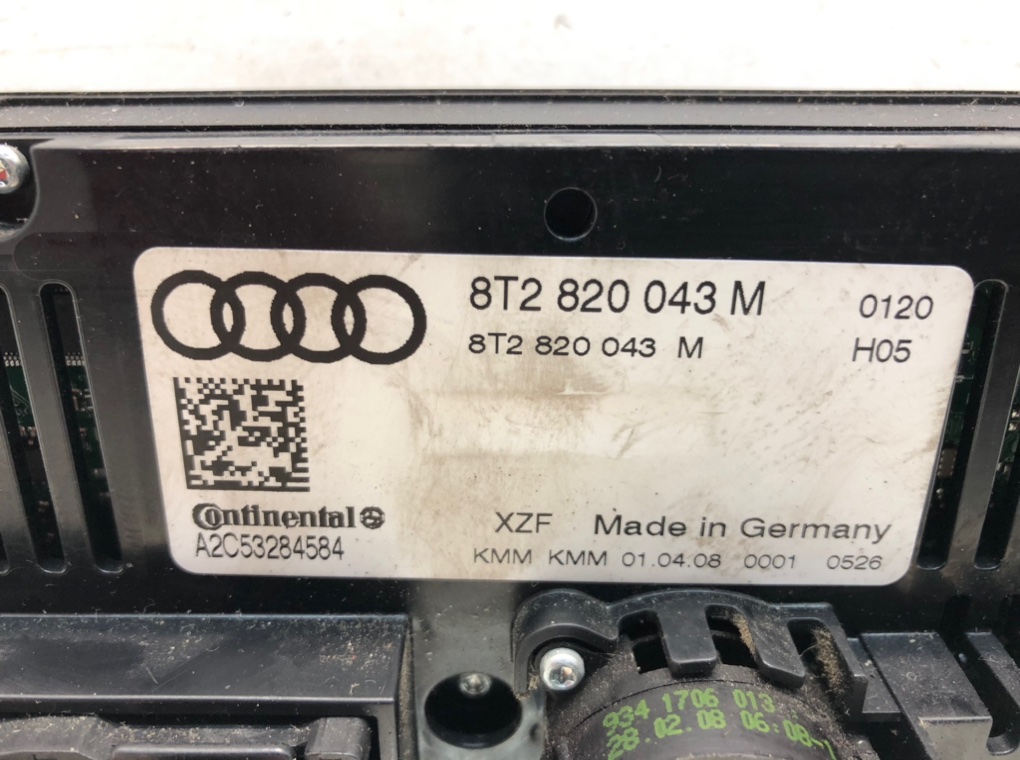Блок управления печки/климат-контроля для Audi A4, 2008 г. 2.0 TDi дизель б/у — фото 5