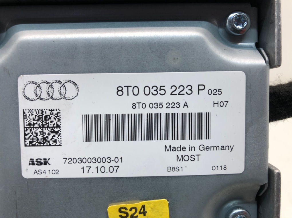 Усилитель музыкальный для Audi A4, 2008 г. 2.0 TDi дизель б/у — фото 7