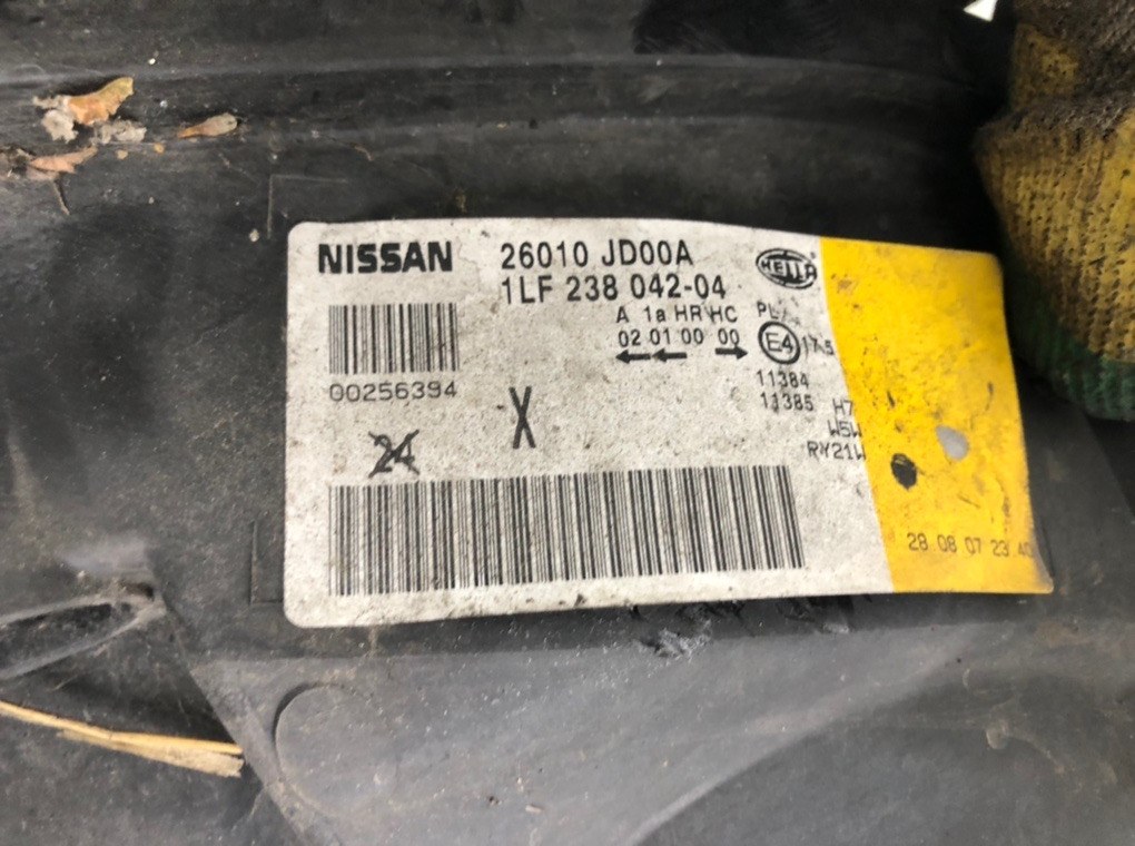 Фара правая для Nissan Qashqai, 2007 г. 1.5 DCi дизель б/у — фото 6