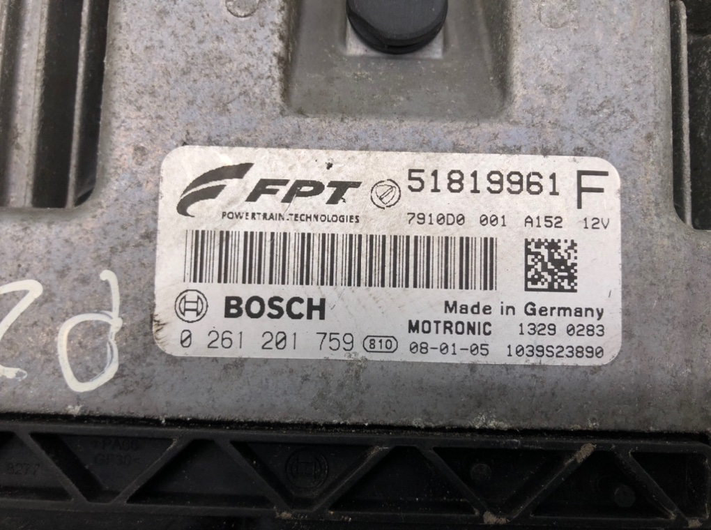 Блок управления двигателем для Fiat 500, 2008 г. 1.4 i бензин б/у — фото 5