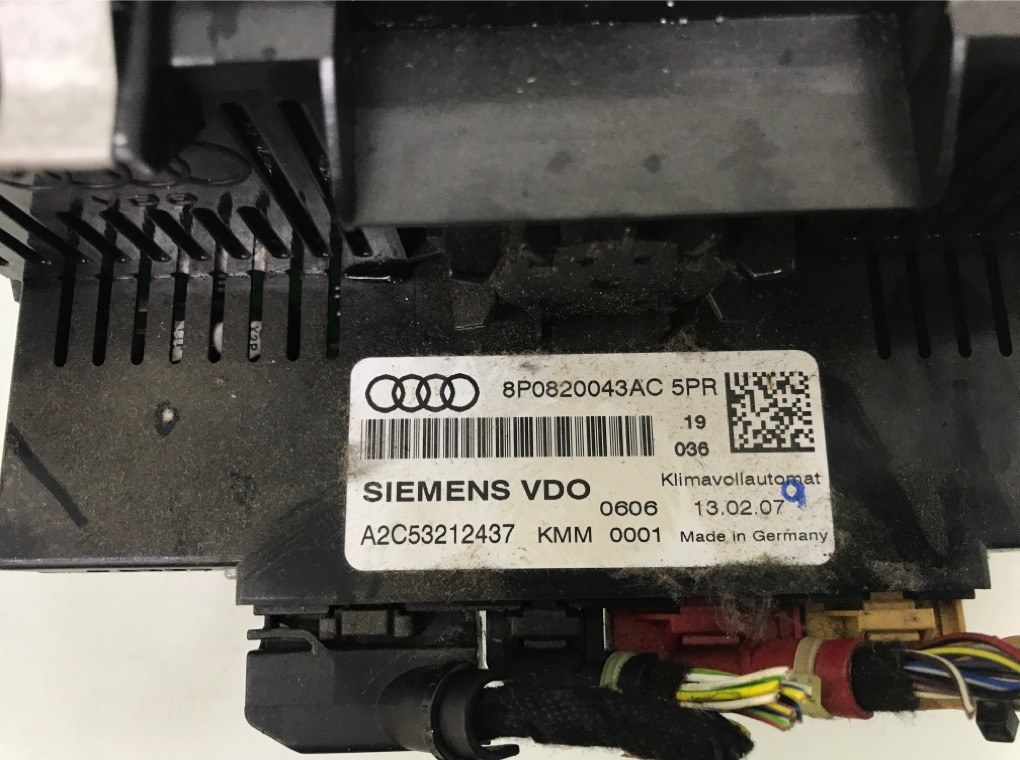 Блок управления печки/климат-контроля для Audi A3, 2007 г. 2.0 TDi дизель б/у — фото 5