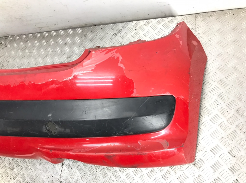 Бампер задний для Peugeot 207, 2009 г. 1.6 HDi дизель б/у — фото 2
