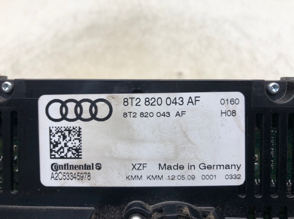 Блок управления печки/климат-контроля для Audi A4, 2009 г. 2.0 TDi дизель б/у — фото 5