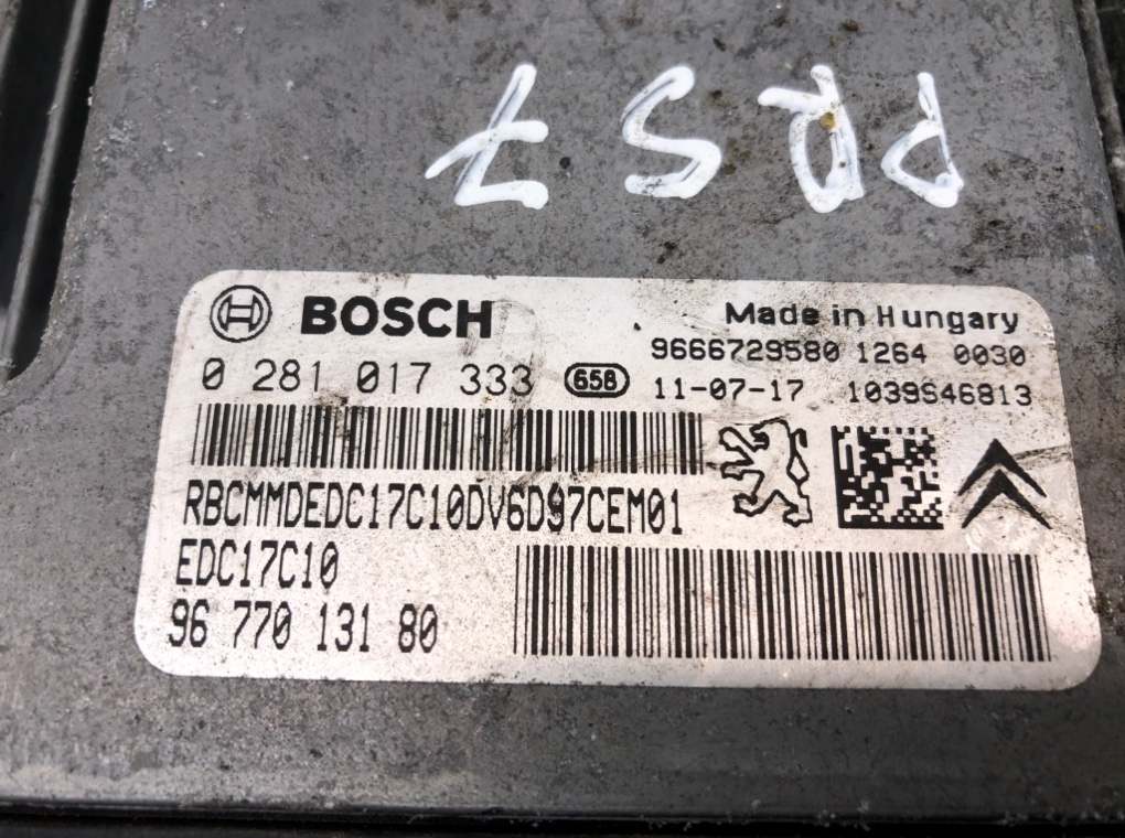 Блок управления двигателем для Citroen C3 Picasso, 2011 г. 1.6 HDi дизель б/у — фото 7