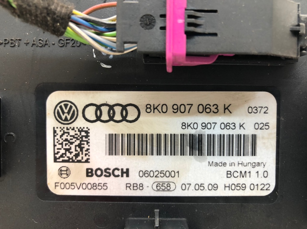 Блок комфорта для Audi A4, 2009 г. 2.0 TDi дизель б/у — фото 7