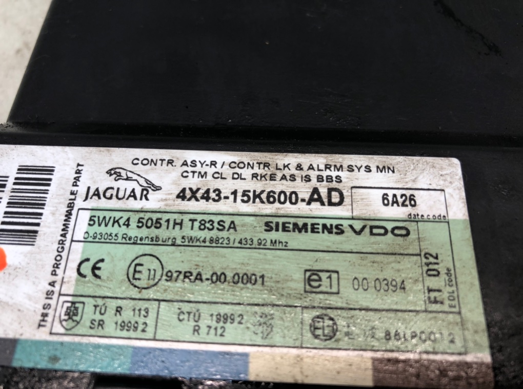 Блок комфорта для Jaguar X-Type, 2006 г. 2.0 TDCI дизель б/у — фото 7