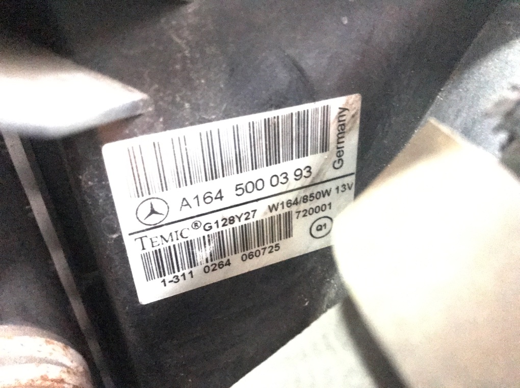 Передняя часть (ноускат) в сборе для Mercedes ML W164, 2007 г. 4.0 CDi дизель б/у — фото 13