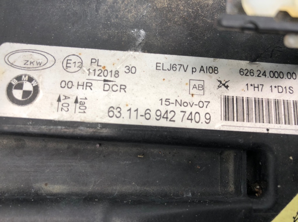 Фара правая для BMW 3 E90/E91/E92/E93, 2008 г. 2.0 TD дизель б/у — фото 6