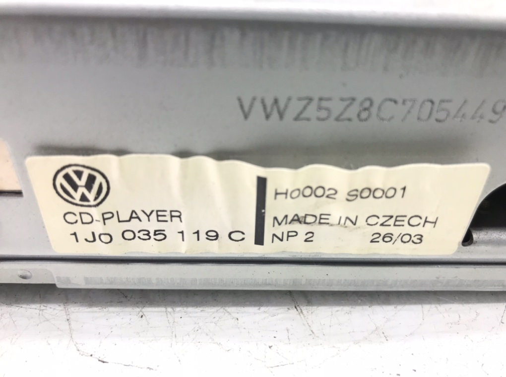 CD-чейнджер для Volkswagen Golf, 2003 г. 1.4 i бензин б/у — фото 7