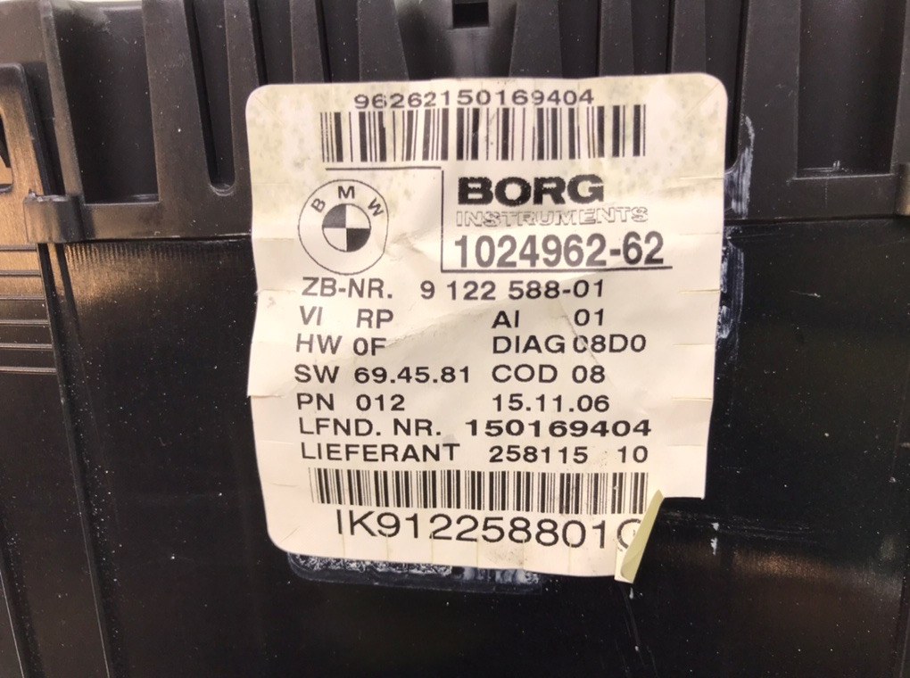 Щиток приборов (приборная панель) для BMW 1 E87/E81/E82/E88, 2006 г. 1.6 i бензин б/у — фото 5