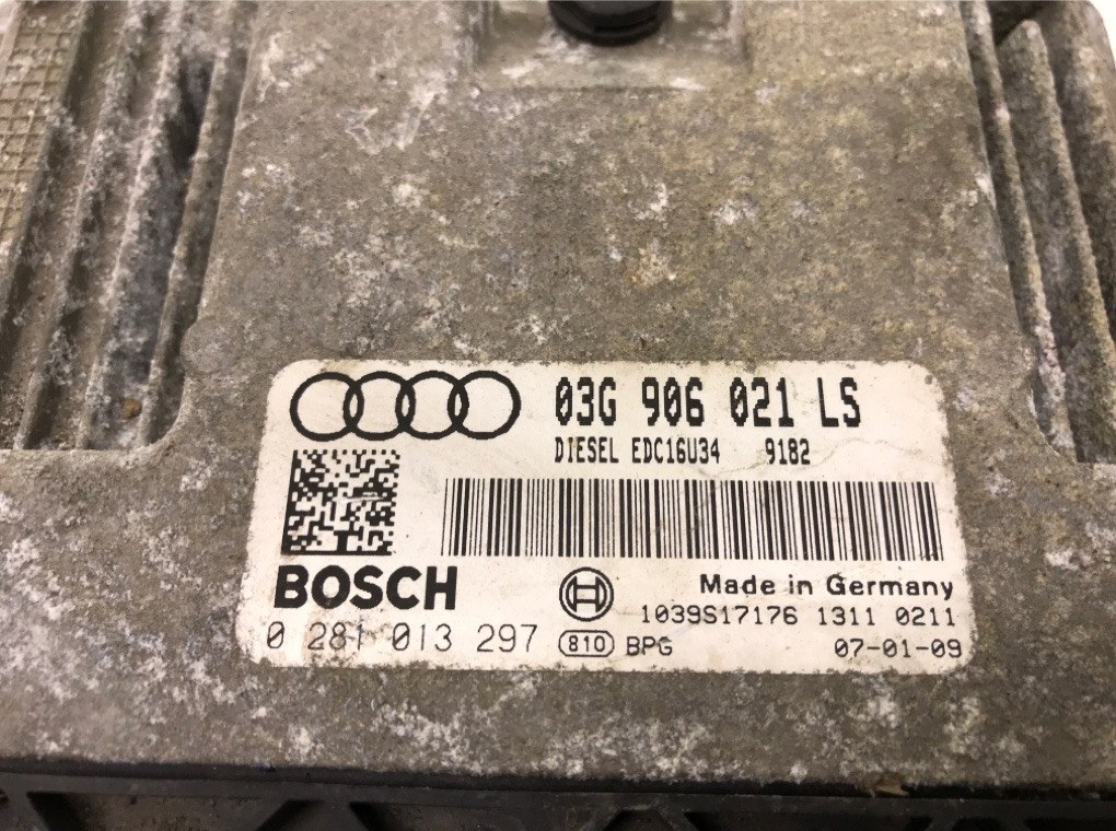 Блок управления двигателем для Audi A3, 2007 г. 1.9 TDi дизель б/у — фото 5