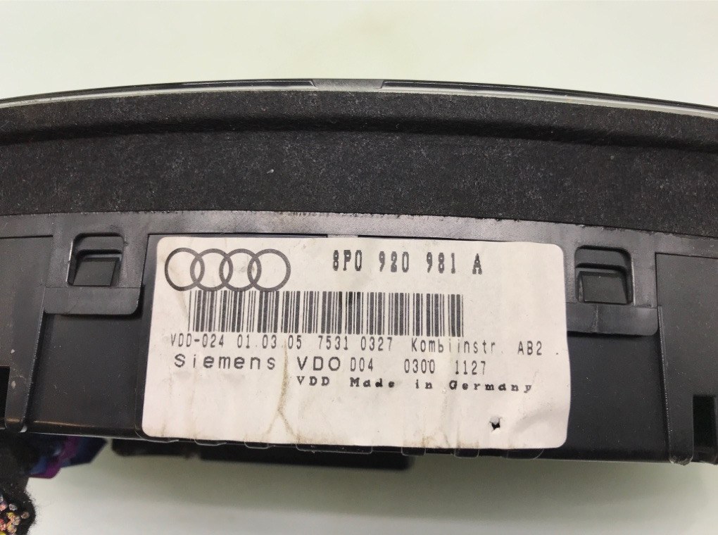 Щиток приборов (приборная панель) для Audi A3, 2005 г. 2.0 TDi дизель б/у — фото 5