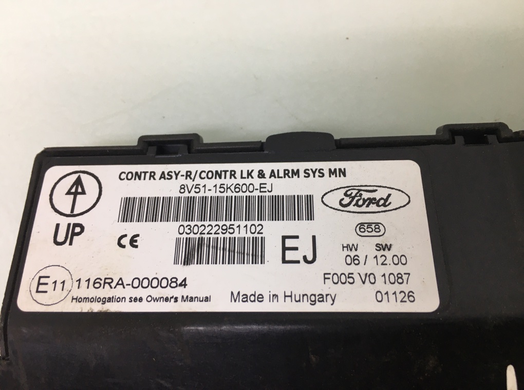 Блок комфорта для Ford Fiesta, 2011 г. 1.6 i бензин б/у — фото 5