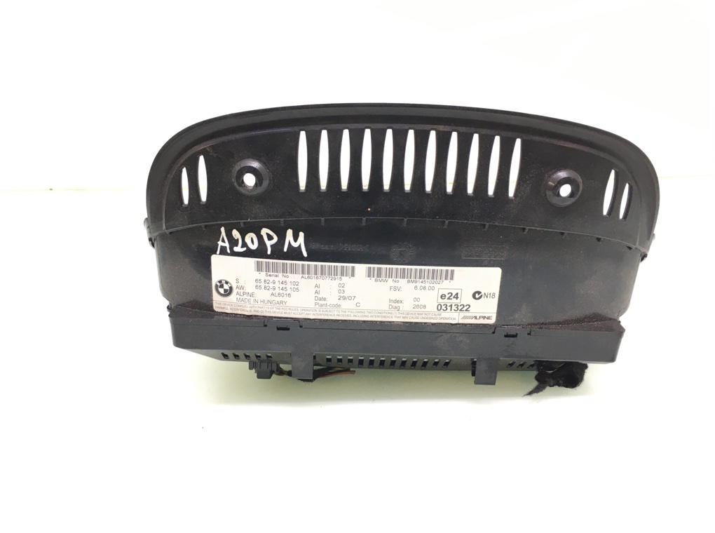 Дисплей для BMW 3 E90/E91/E92/E93, 2007 г. 2.0 TD дизель б/у — фото 3