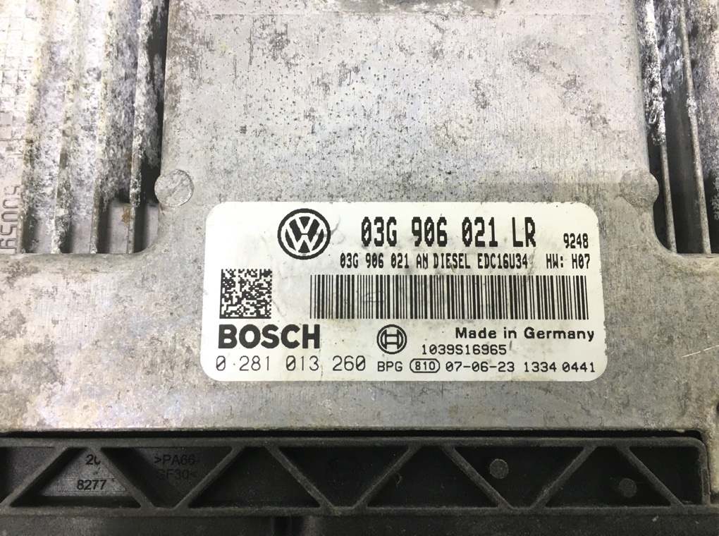 Блок управления двигателем для Volkswagen Passat, 2007 г. 1.9 TDi дизель б/у — фото 5