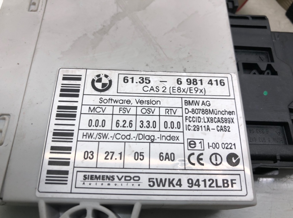 Замок зажигания для BMW 1 E87/E81/E82/E88, 2005 г. 1.6 i бензин б/у — фото 7